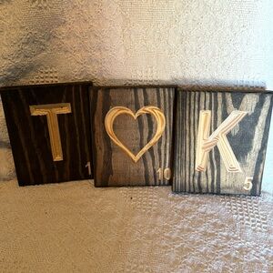 Wood Letter Tiles - Scrabble like
Discount for multiple